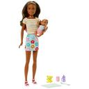 Brunette Skipper Doll with Baby Figure
